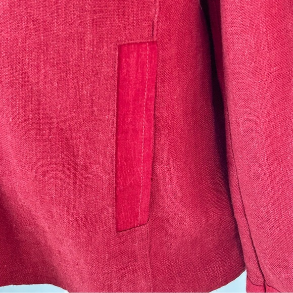 Coldwater Creek Linen Blend Jacket/Blazer - Picture 4 of 11